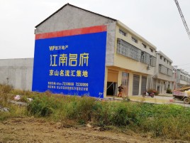  坡头农村墙体广告在不同形式上面展现的不同特色