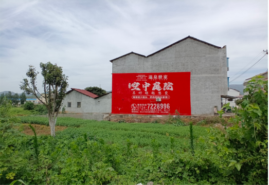  坡头做墙体广告的意义
