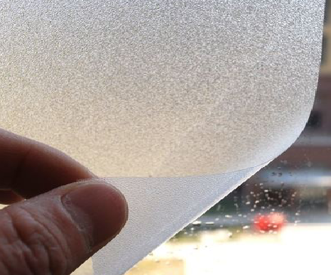  坡头玻璃门外面粘广告用什么材料好？